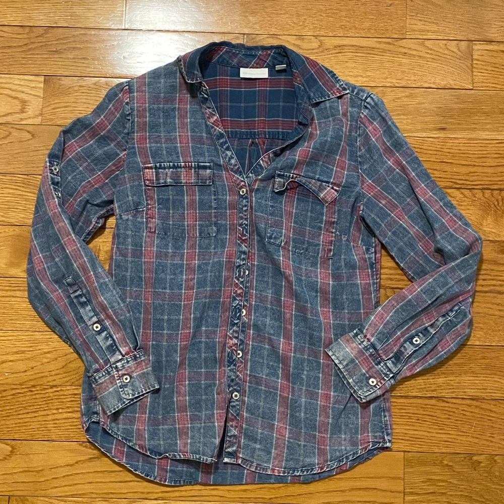 NY&Co. Women’s Plaid Cotton Flannel